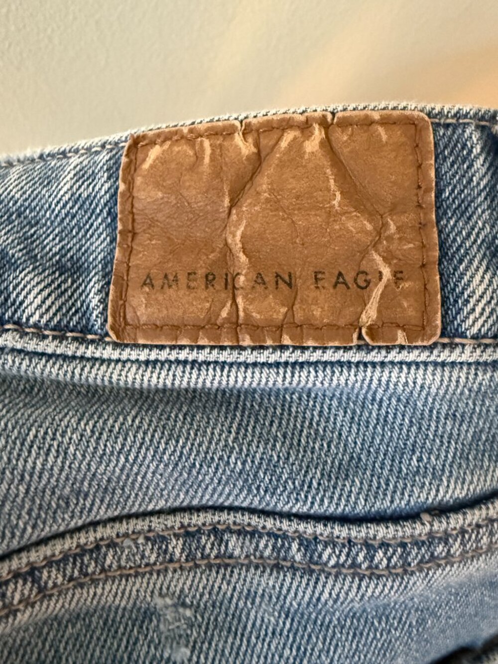 American Eagle Mom Straight Jeans 90s Grunge Indie Sleaze 80s Mall Rat - Picture 6 of 8